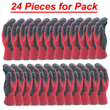 Load image into Gallery viewer, 24PCS Professional Protective Gloves – PU Coated Work Gloves for Construction, Gardening & Light-Duty Tasks