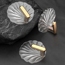 Load image into Gallery viewer, 8pcs Self Adhesive Hook Decorative Hanger On Door Wall Adhesive Key Hanger Bathroom Towels Rack Cabinet Organizer Clothes Hanger Sea Shell Deluxe Shower Hooks Shaped Fun Design