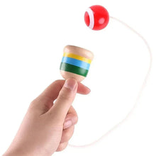 Load image into Gallery viewer, Montessori Wooden Skill Sword Cup Toy – Educational Throw & Catch Game