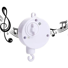 Load image into Gallery viewer, Wooden Crib Mobile Bed Bell with Soft Felt Animals