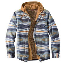Load image into Gallery viewer, Men's Autumn Winter Jacket Plaid Hooded Long Sleeve Basic Casual Shirt Jackets Men's Long Sleeve Soft Warm Jacket With Hood Hooded Shirt Jacket Soft Long Sleeve Outdoor Clothes For Men