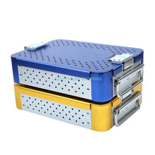 Load image into Gallery viewer, 1Pcs Aluminum alloy surgical instrument sterilizing box for cosmetic instruments and tools medical sterilizing box