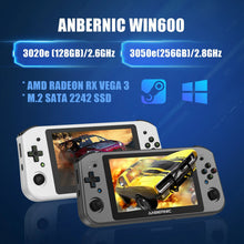 Load image into Gallery viewer, ANBERNIC Win600 PC Games Handheld AMD 3020e/3050e 5.94 Inch IPS Screen Office Video Game Console Windows 10 WiFi5 Pocket Laptop