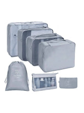 Load image into Gallery viewer, 7/8/9/10 Pcs Travel Organizer Packing Cubes – Lightweight Polyester Luggage Storage Bags for Clothes, Shoes, and Accessories