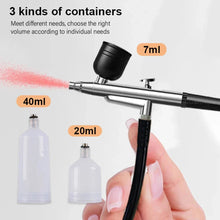 Load image into Gallery viewer, Portable Airbrush Nail Kit with Compressor - For Nails, Cake, and Crafts