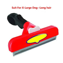 Load image into Gallery viewer, Cat & Dog Hair Removal Comb – Professional Grooming Brush for Shedding Control, Massage & Cleaning | Stainless Steel Deshedding Tool