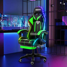 Load image into Gallery viewer, High Quality Gaming Chair RGB Light Office Chair Gamer Computer Chair Ergonomic Swivel Chair 2 Point Massage Gamer Chairs