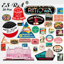 Load image into Gallery viewer, 30 Pcs Stickers Travel Retro Sets Aesthetic Decals for Laptop luggage Travel Case Decorate Waterproof Pegatinas