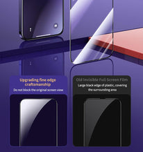 Load image into Gallery viewer, 40D High Quality Full Cover Screen Protector For iPhone 14 13 12 11 PRO MAX Tempered Glass For Iphone XS XR X14 13 12 Mini Plus Tempered Glass Screen Protector Compatible For iPhone