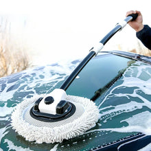Load image into Gallery viewer, Car Wash Brush Car Cleaning Brush Telescoping Long Handle Mop Soft Hair Chenille Broom Universal Window Wash Auto Accessories