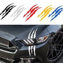 Load image into Gallery viewer, Reflective Monster Claw Car Sticker – Scratch Stripe Headlight Decal | Waterproof Vinyl Auto Exterior Decoration Accessories