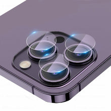 Load image into Gallery viewer, Camera Glass For Iphone 14 13 12 11 Pro Max Plus Mini Back Camera Protector Film For Iphone 12 13pro 14pro Max Lens Glass Keep Original Camera HD Glass Metal Camera Lens Cover Film For Iphone