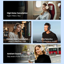 Load image into Gallery viewer, Edifier H9 Active Noise Cancelling Wireless Headphones Bluetooth 5.4 Headset Hi-Res Audio 75H Battery Life Foldable Design