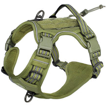 Load image into Gallery viewer, Tactical No-Pull Dog Harness – Adjustable MOLLE Military Vest for Medium & Large Dogs