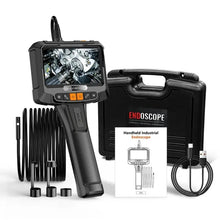 Load image into Gallery viewer, Dual Lens Endoscope Camera 1080P 5 inch LCD Digital Borescope Inspection Camera with 8 mm IP67 Waterproof Camera For Car