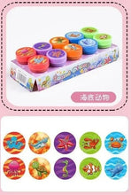 Load image into Gallery viewer, 10pcs Assorted Self-Inking Stamps for Kids - DIY Craft & Scrapbooking
