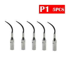 Load image into Gallery viewer, 5PCS Dental Scaler Tips Fit EMS Woodpecker Ultrasonic Scaler Handpiece Dental Ultrasonic Scaler Scaling Tip