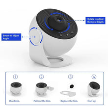 Load image into Gallery viewer, LED Night Light Galaxy Projector Starry Sky Projector 360° Rotate Planetarium Night Lamp For Room Decorative Children Kids Gift