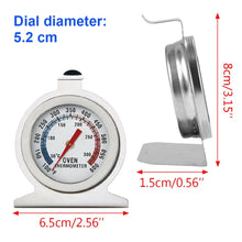 Load image into Gallery viewer, Oven Thermometer Stainless Steel Mini Dial Stand Up Temperature Gauge Food Meat Bread Household BBQ Thermometer Kitchen Tools