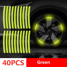 Load image into Gallery viewer, Car Wheel Hub Reflective Stripes Door Handle Safety Warning Sticker Car Rear Warning Tape Automobile Sticker Exterior Accessorie