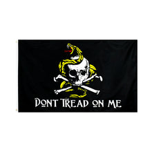 Load image into Gallery viewer, 3x5Fts Tea Party Rattlesnake Gadsden Flag Liberty Or Death Dont Tread On Me No Step On Snek