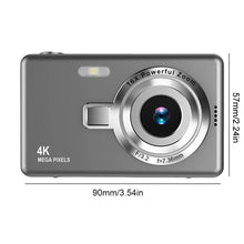 Load image into Gallery viewer, 4K HD 1080P Digital Camera 96MP Autofocus Vlogging Camera 2.4 Inch IPS Screen Portable Vlogging Camera for Kids Adults Beginners