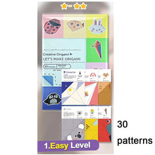 Load image into Gallery viewer, Origami Kit with 30/96 Sheets & Guiding Book - DIY Art Craft for Kids & Beginners