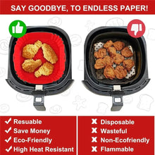 Load image into Gallery viewer, Reusable Silicone Airfryer Liner β Baking Tray & Fryer Accessory