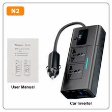 Load image into Gallery viewer, Car 220v Inverter 12 to 220 Voltage Power Converter 200W for 12V Vehicles