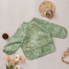 Load image into Gallery viewer, Waterproof Long Sleeve Baby Bib | Washable Feeding Bib with Full Coverage & Easy Clean Design