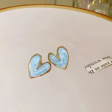 Load image into Gallery viewer, Love Heart Pearl Drop Earrings – Sweet Elegant Jewelry for Women