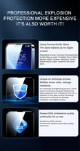 Load image into Gallery viewer, 120D New upgrade Tempered Glass For iPhone 14 13 12 7 8 Plus Mini XR X XS Screen Protector For Iphone 14 13 12 11 Pro Max Glass Anti-Scratch HD Tempered Glass Screen Protector