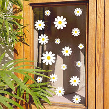 Load image into Gallery viewer, White Daisy Flower Wall Stickers DIY Home Decor