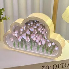 Load image into Gallery viewer, Tulip Cloud Handmade Night Light – Romantic Desktop Atmosphere Lamp