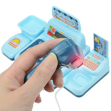 Load image into Gallery viewer, Simulation Shopping Cash House Toys Electronic Game Lighting And Sound Effects Supermarket Cashier Toys