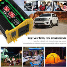 Load image into Gallery viewer, 4000W Vehicle Smart Inverter Dual LCD Display 12V To 220V/110V Intelligent Power Inverter Digital Power Inverter for RV Caravan