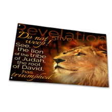 Load image into Gallery viewer, Tribe of Judah Lion Flag,Uv Fade Resistant Flag for Outdoor House Porch Welcome Holiday Home/School/Party Decoration,Garden Flag