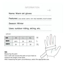 Load image into Gallery viewer, Men Women Winter Tactics Outdoors Camouflage Thickened Ski Gloves Waterproof Touch Screen Skiing Camping Cycling Fishing Glove