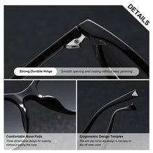 Load image into Gallery viewer, BARCUR Women’s Transparent Fashionable Cat Eye Sunglasses – Polarized UV400 Gradient Lenses for Summer Travel Party & Vacation – Comfortable Durable Best Gift Idea