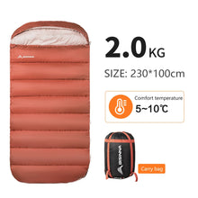 Load image into Gallery viewer, BISINNA Large Camping Sleeping Bag Lightweight 3 Season Loose Widen Bag Long Size for Adult Rest Hiking Fishing