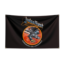 Load image into Gallery viewer, 3x5 Ft J-Judas P-Priest Heavy Rock Band Flag Polyester Digital Printing Banner for Bedroom Wall Art Out Door Tapestry Decoration