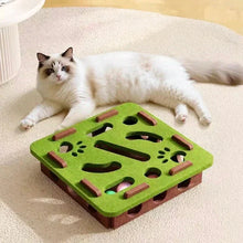 Load image into Gallery viewer, Interactive Cat Puzzle Toy – Felt Maze Box with Bell Balls