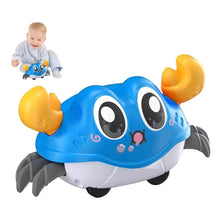 Load image into Gallery viewer, Interactive Crawling Crab Toy - Double Return Force & Bubble Simulation | Fun Baby Sensory Toy for Toddlers