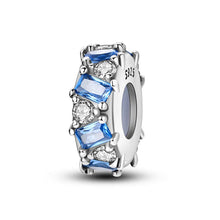 Load image into Gallery viewer, 100% 925 Sterling Silver Rainbow Zircon Butterfly Dragon Silicone Stopper Charms - Colorful Beads for DIY Bracelets, Customizable Jewelry for All Occasions