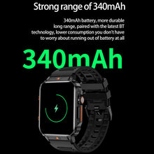 Load image into Gallery viewer, 2024 New 1.95 Outdoor Military Man Smart Watch Men Bluetooth Call Smartwatch Men For Android IOS IP68 Waterproof Ftiness Watches