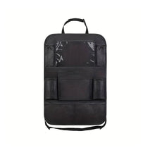 Load image into Gallery viewer, Black Multi-Grid Car Seat Back Storage Bag Organizer
