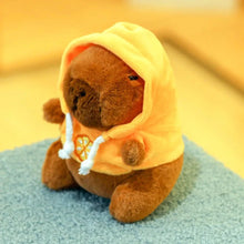 Load image into Gallery viewer, Cute Capybara Plush Toy Hoodie – Small Winged Stuffed Doll for Kids