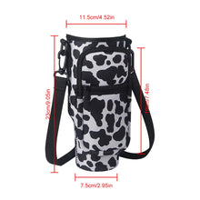 Load image into Gallery viewer, 40oz Neoprene Water Bottle Carrier Bag For Stanley Quencher Cup Sleeve Adjustable Shoulder Strap Non-slip Insulated Mug Cover
