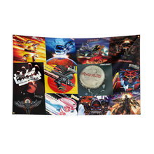 Load image into Gallery viewer, 3x5 Ft J-Judas P-Priest Heavy Rock Band Flag Polyester Digital Printing Banner for Bedroom Wall Art Out Door Tapestry Decoration