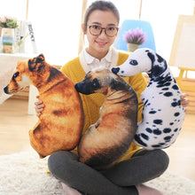 Load image into Gallery viewer, 50cm 3D Dog Plush Toy – Lifelike Stuffed Animal Pillow Gift
